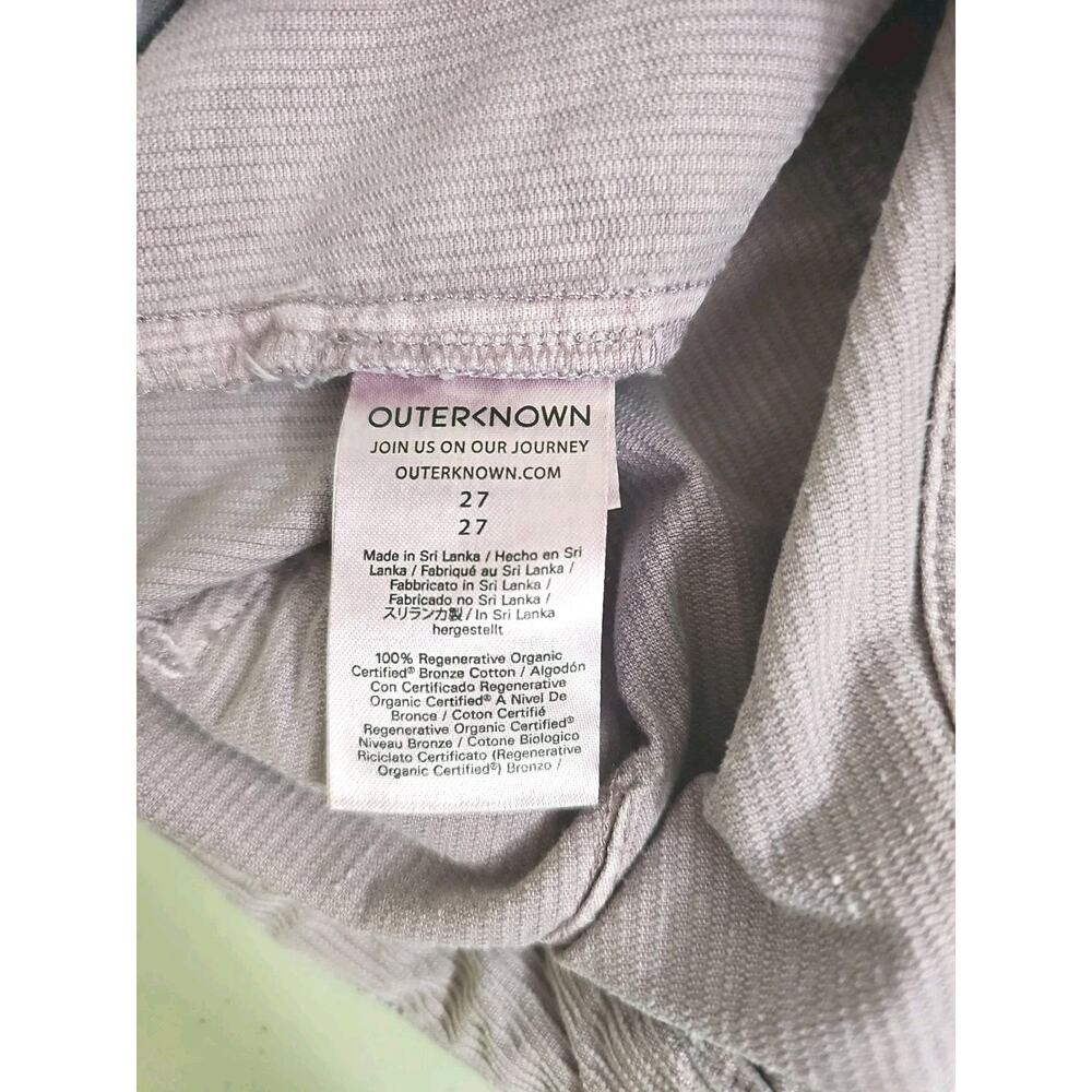 Outerknown ~Woman 27~Seventyseven Cord Shorts Bronze Light Purple Utility Cotton - Picture 8 of 13